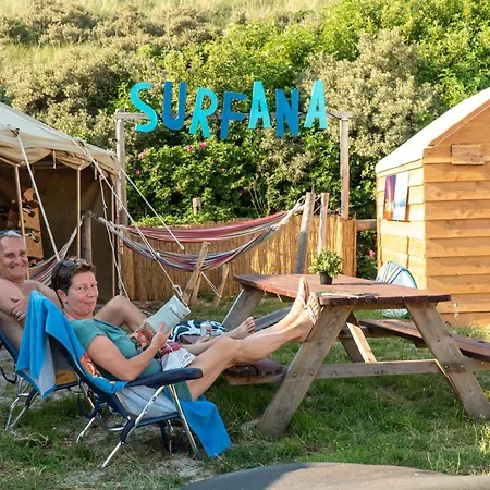 Luxury tent Surfana Family Camp Aan Zee Bloemendaal